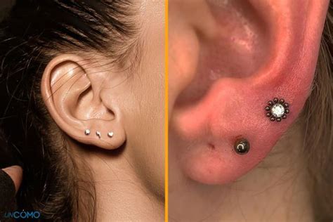 oreja gay|El piercing del lado derecho. 